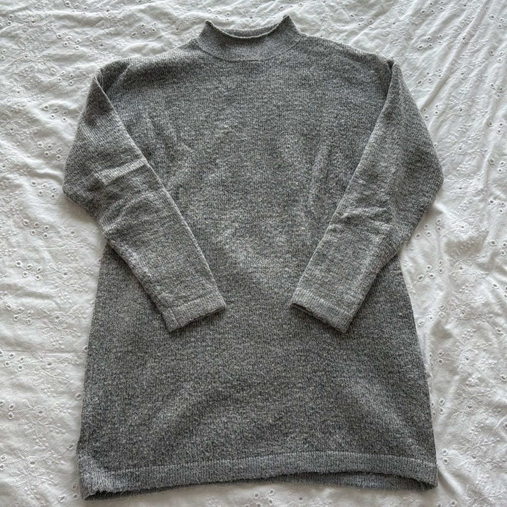 Grey Sweater Dress (Size M)